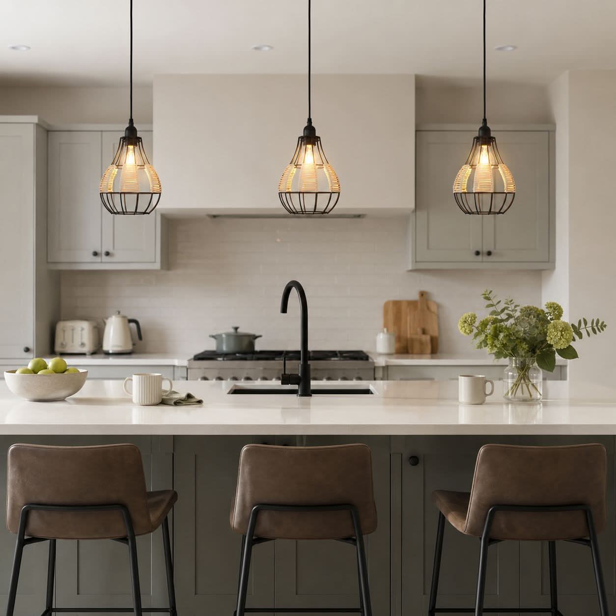 Glyph-Lightsin Basketweave Rattan Pendant Light for Cozy Earthy Elegance