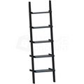 York 5-Tier Ladder Bookcase - Black