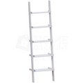 York 5-Tier Ladder Bookcase - White