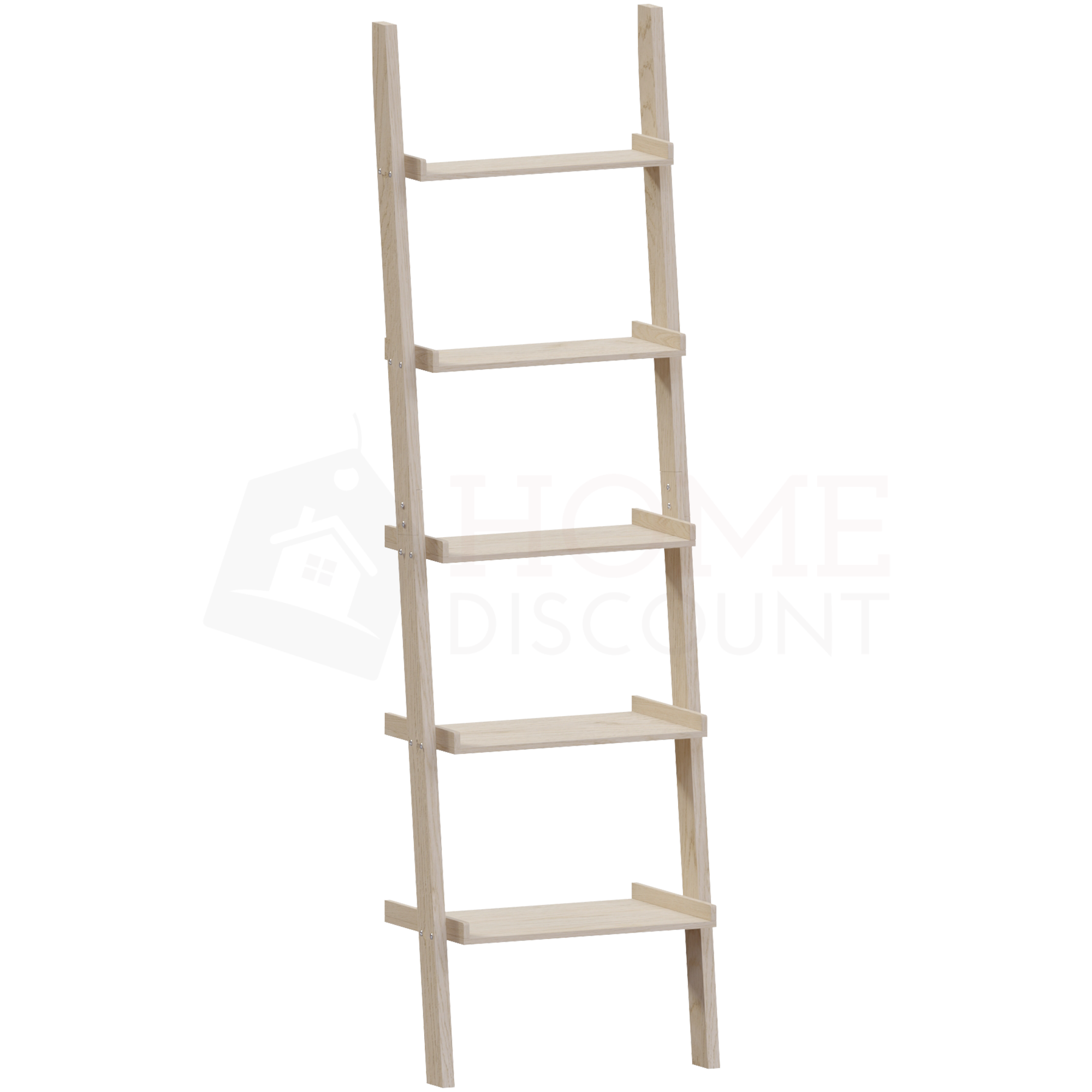 York 5-Tier Ladder Bookcase - Pine