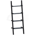 York 4-Tier Ladder Bookcase - Black