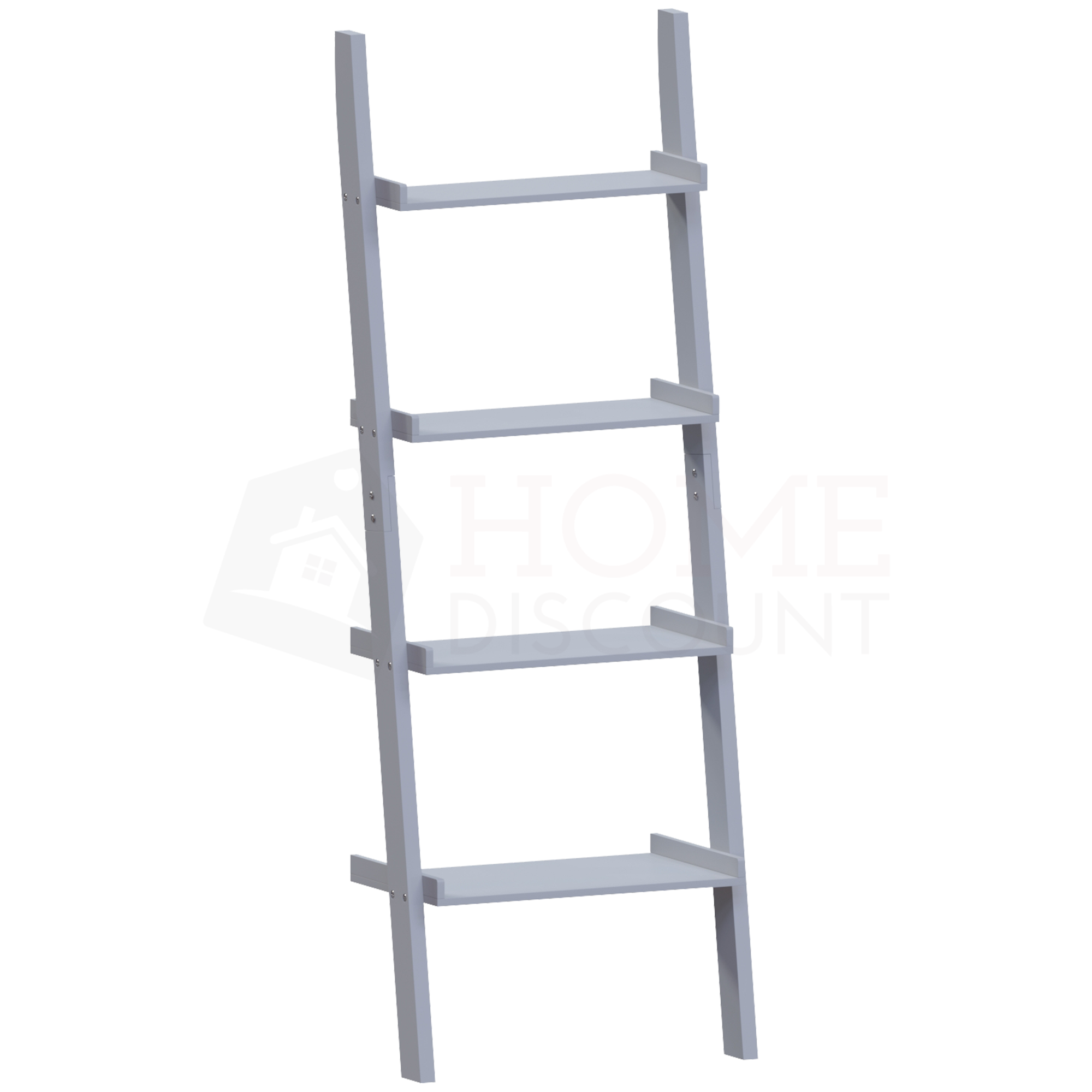 York 4-Tier Ladder Bookcase - Grey