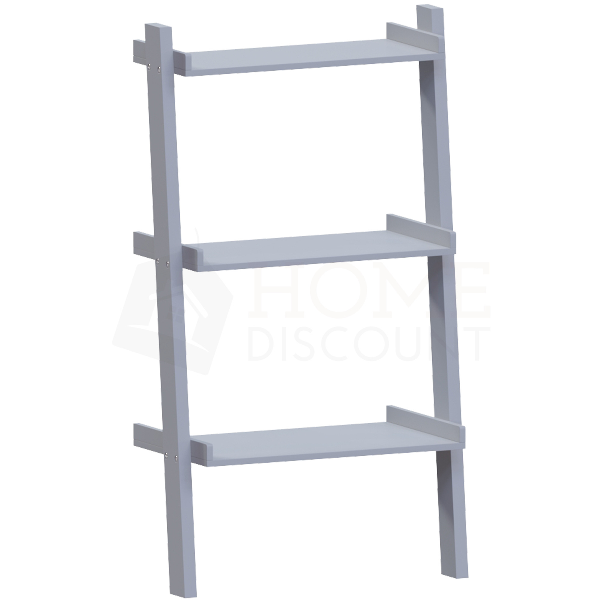 York 3-Tier Ladder Bookcase - Grey