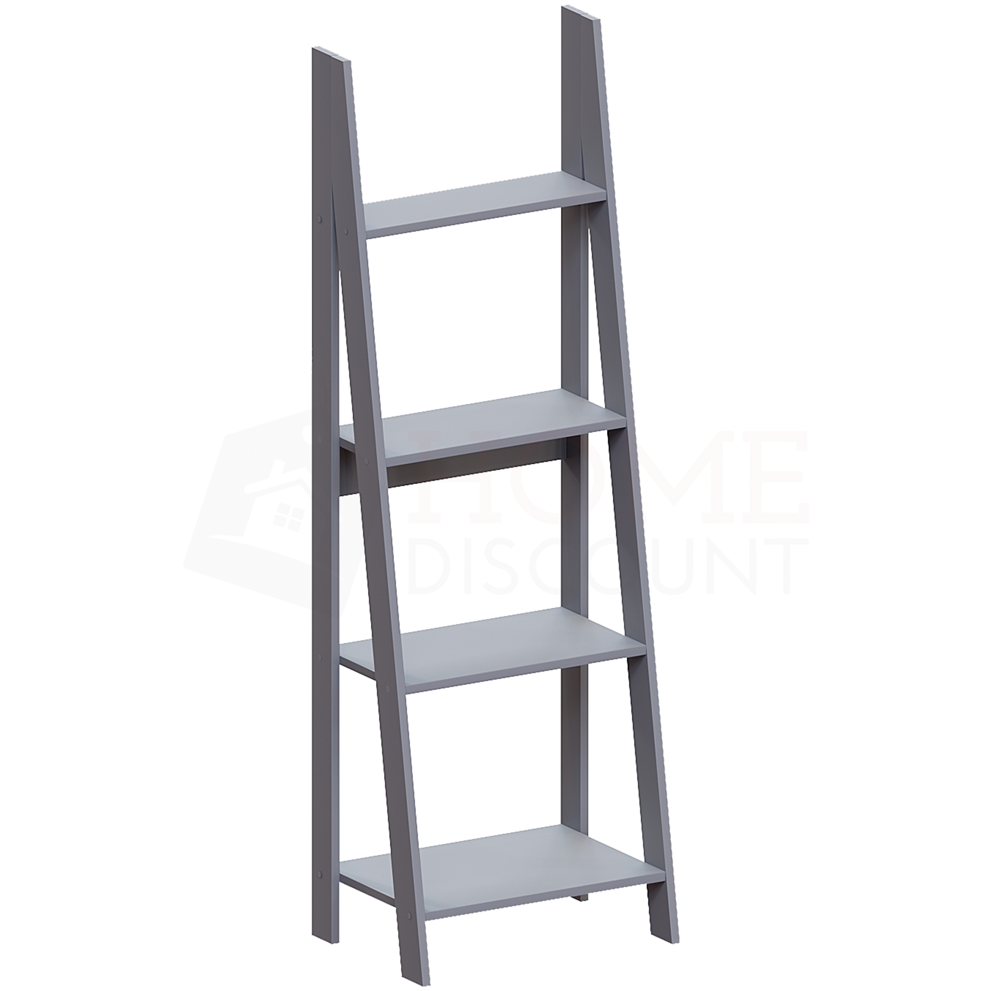 Bristol 4-Tier Step Ladder Bookcase - Grey
