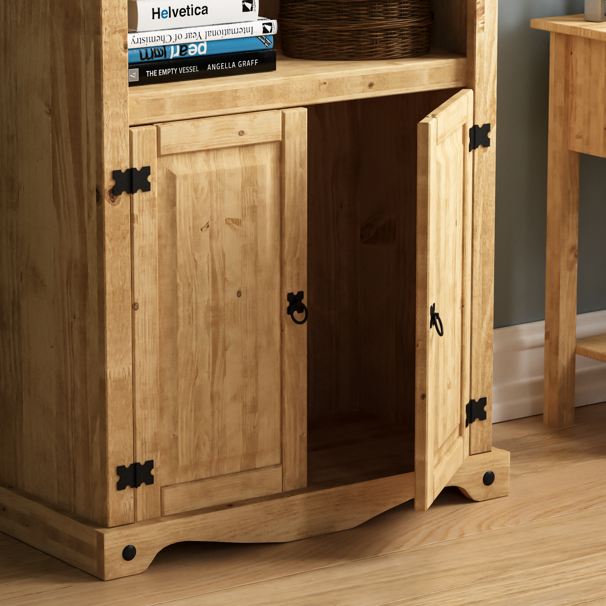 Corona 2-Door Bookcase