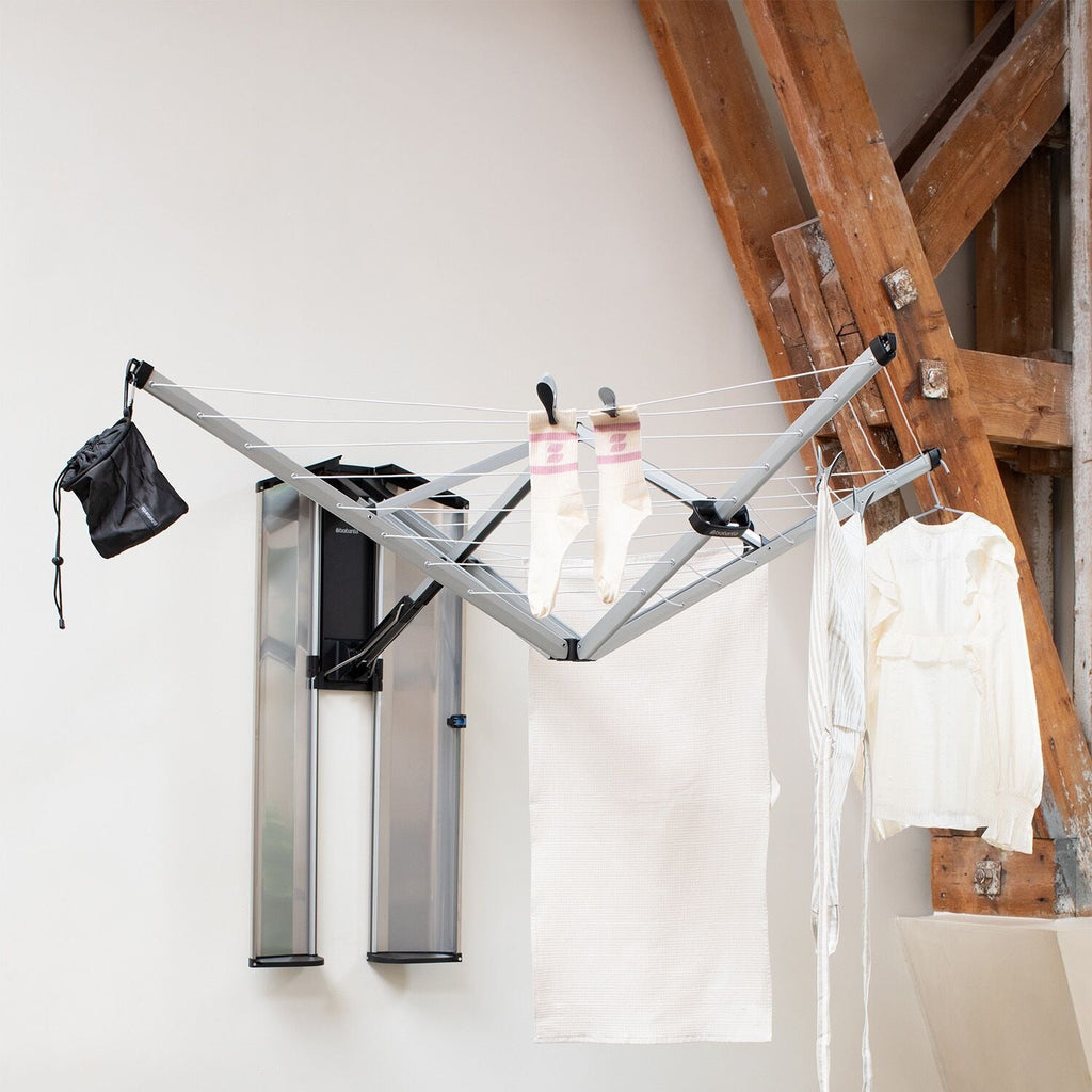 Brabantia WallFix Dryer with Storage Box