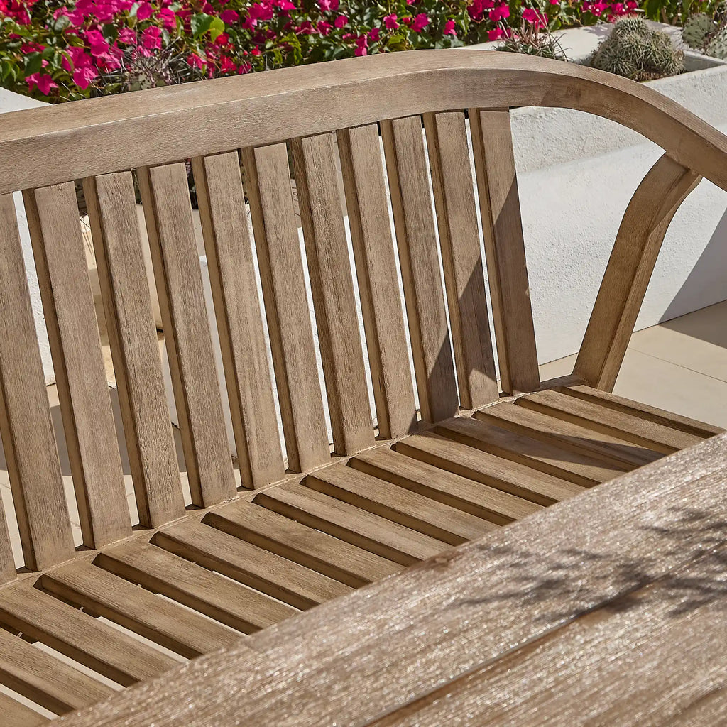 Shiro Wooden Garden Bench