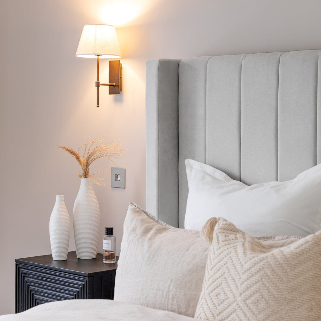 Alice King Ottoman Bed - Cloud Grey
