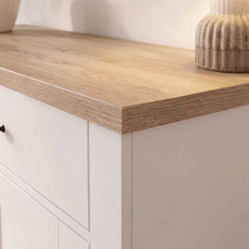 Bampton 3 Door Sideboard - Alabaster White