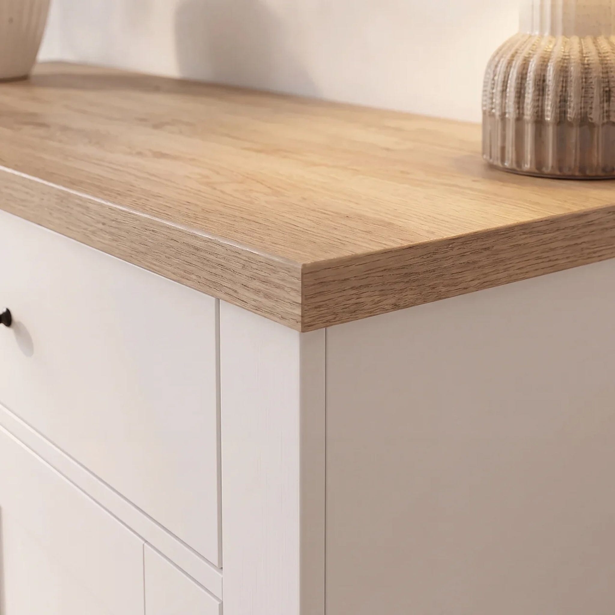 Bampton 3 Door Sideboard - Alabaster White