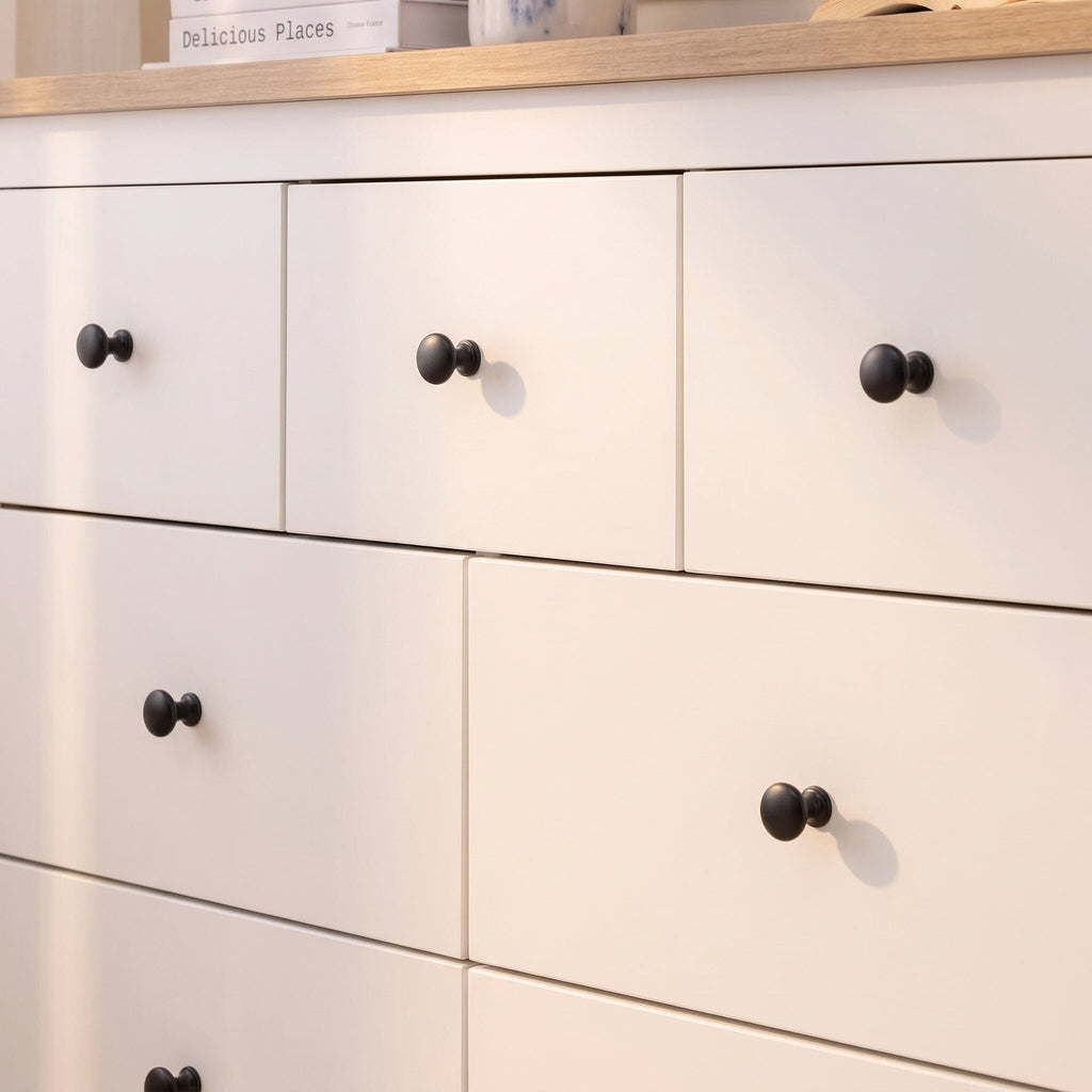 Bampton 7 Drawer Chest of Drawers - Alabaster White