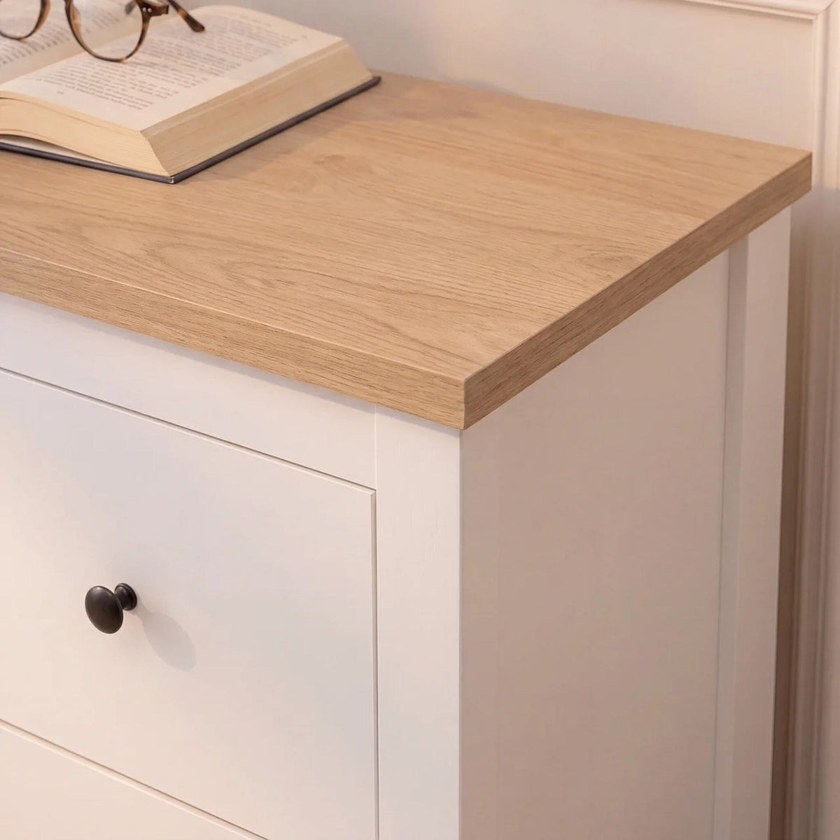 Bampton 7 Drawer Chest of Drawers - Alabaster White