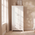 Bampton Double Wardrobe - Alabaster White