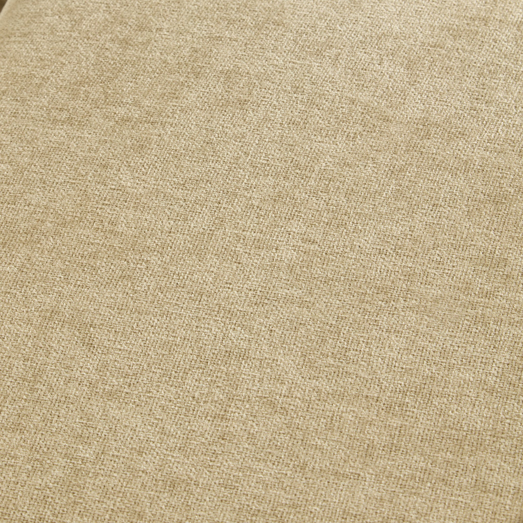 Breccan 110cm Footstool Coffee Table - Mink Taupe - Whitewash Oak Legs