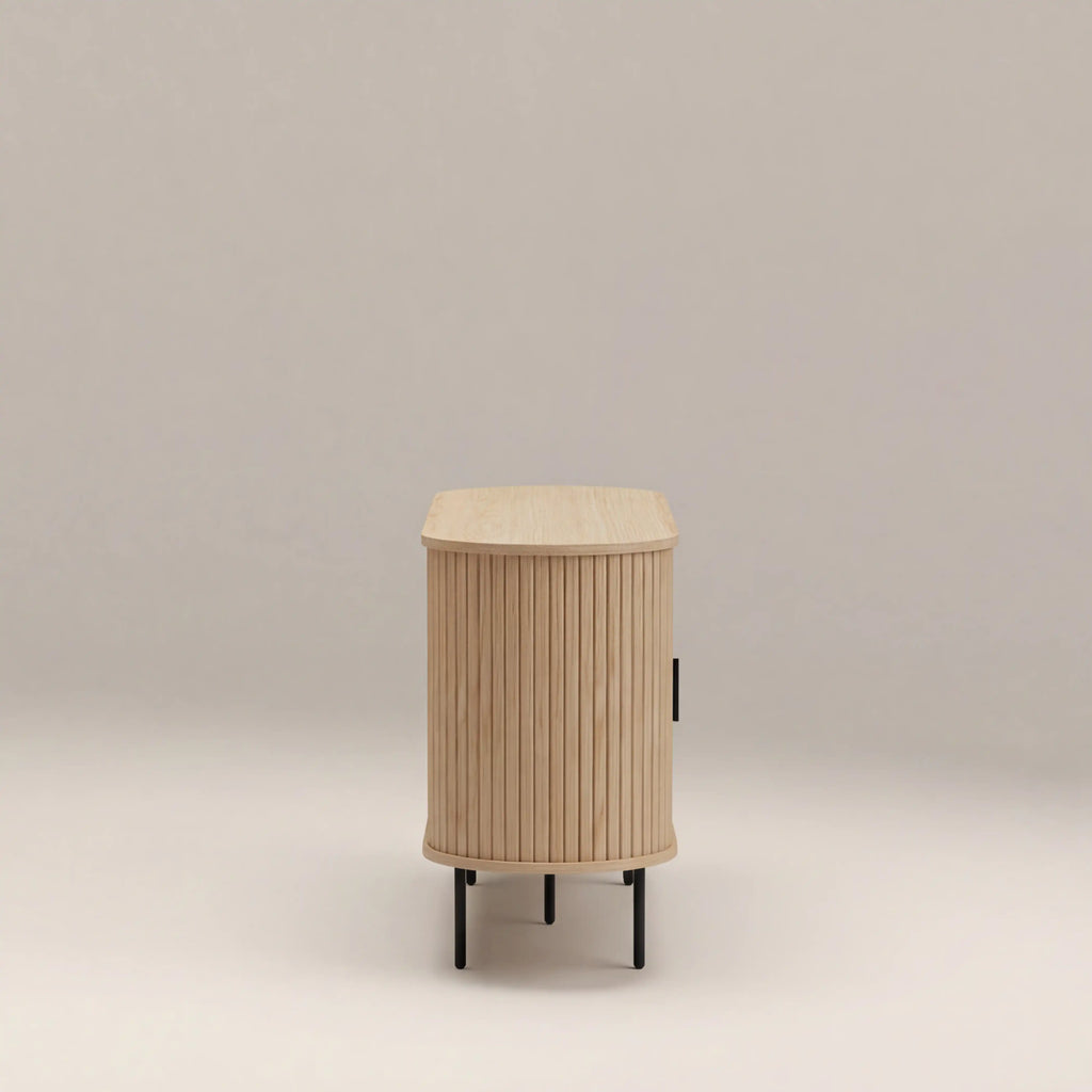 Mika Wooden Sideboard | Oak & Black