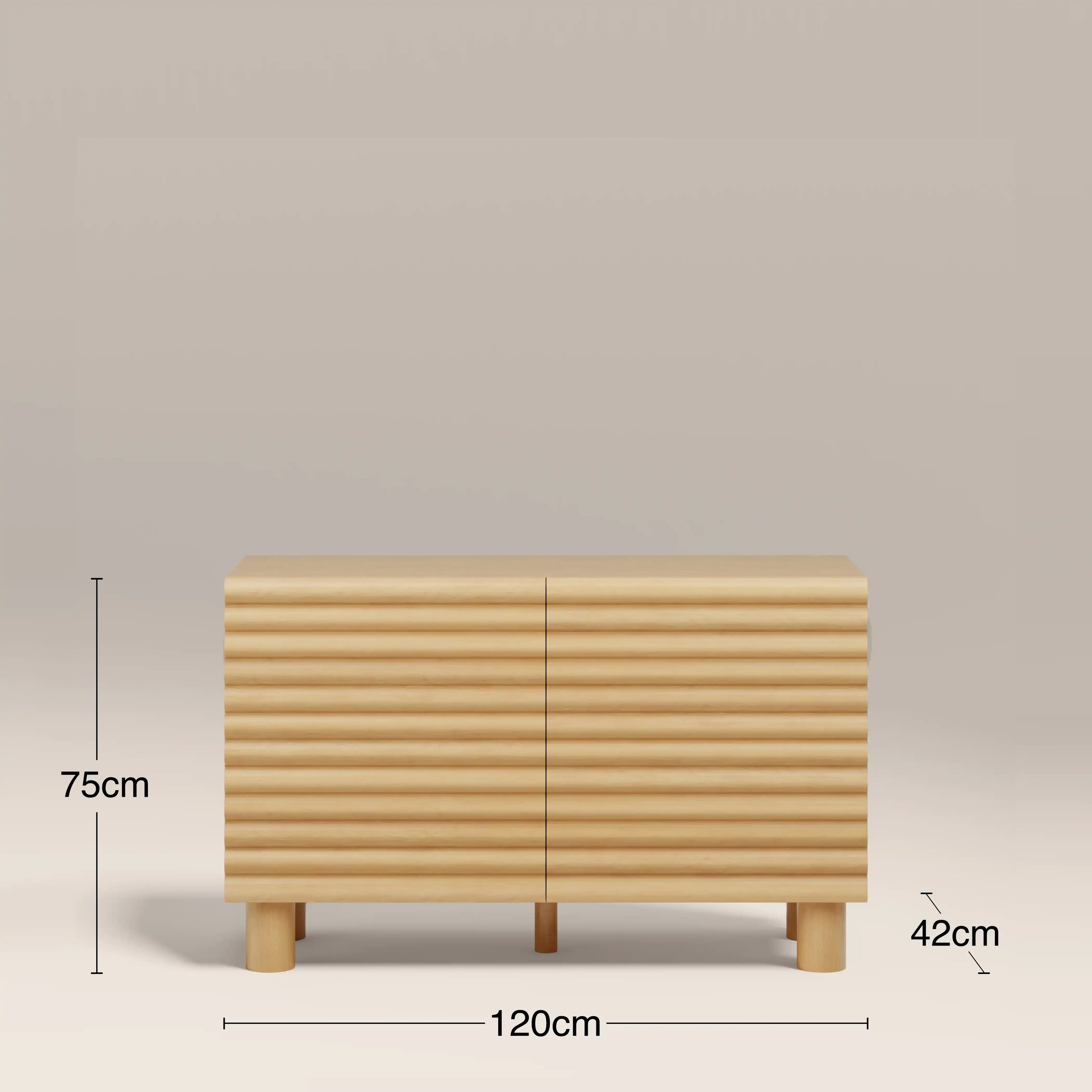 Raphael 2 Door Wooden Sideboard | Oak