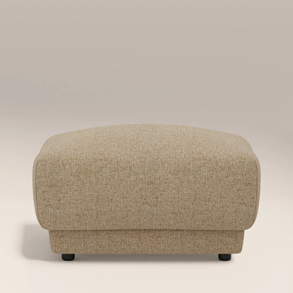 Cloud Footstool | Speckled Latte Boucle