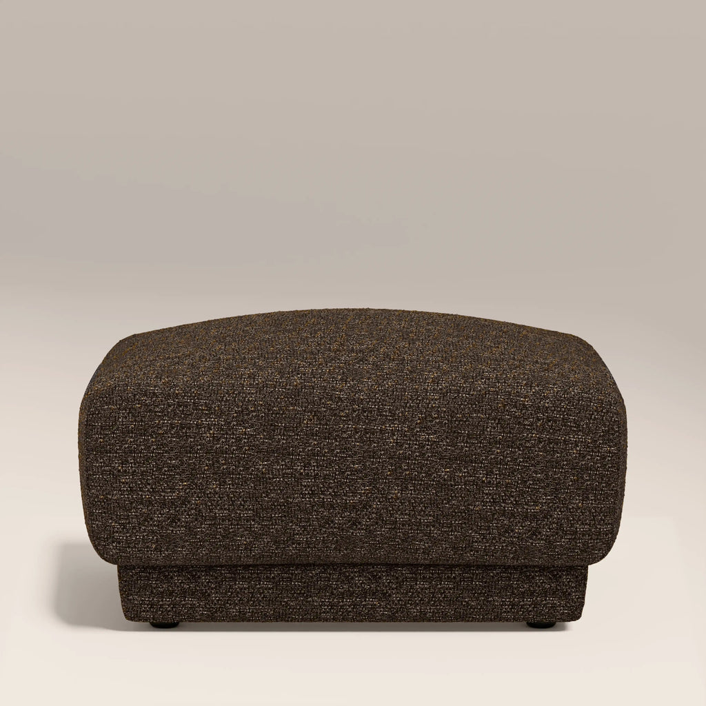 Cloud Footstool | Speckled Espresso Boucle