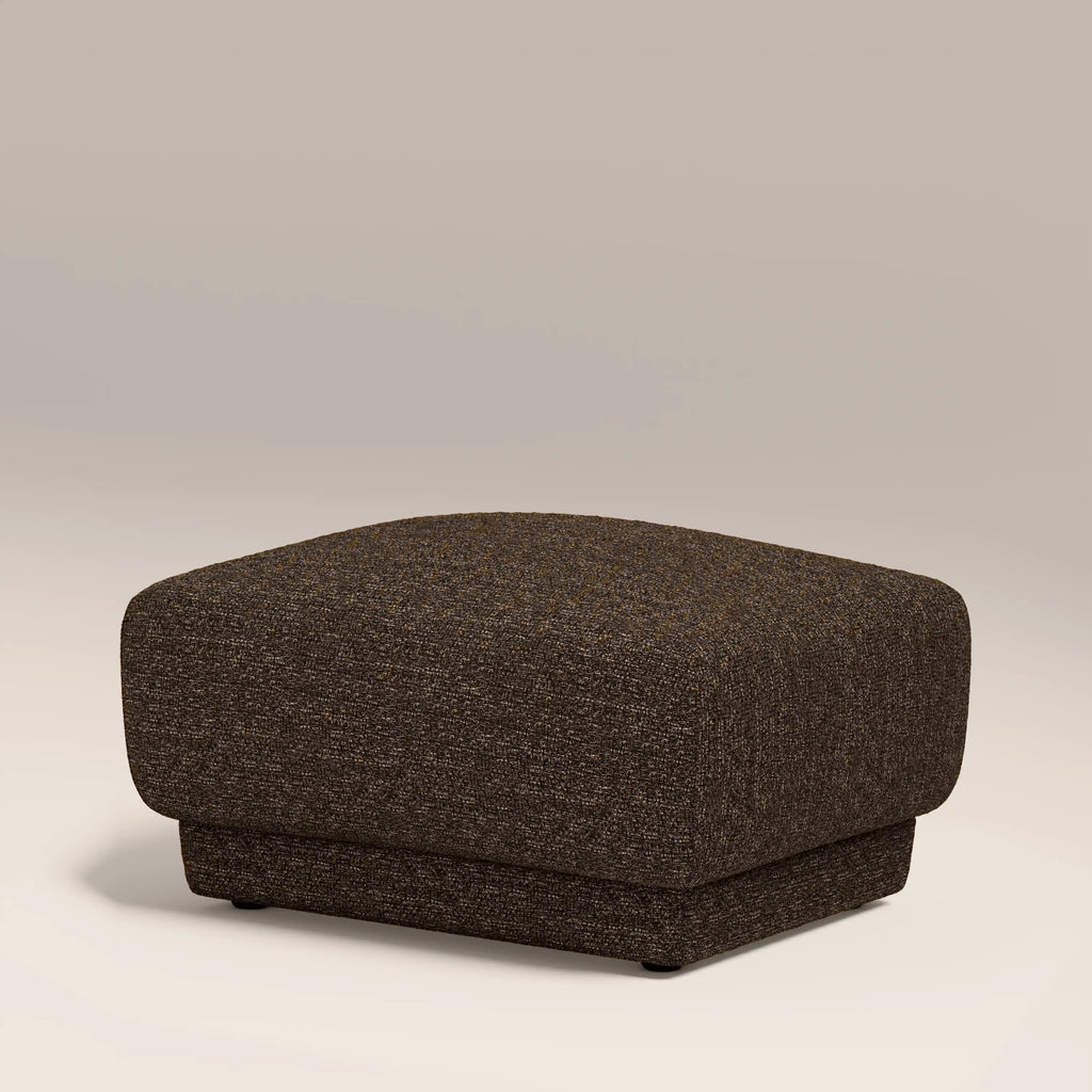 Cloud Footstool | Speckled Espresso Boucle