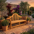 Ciara 180cm 3 Seater Acacia Garden Bench