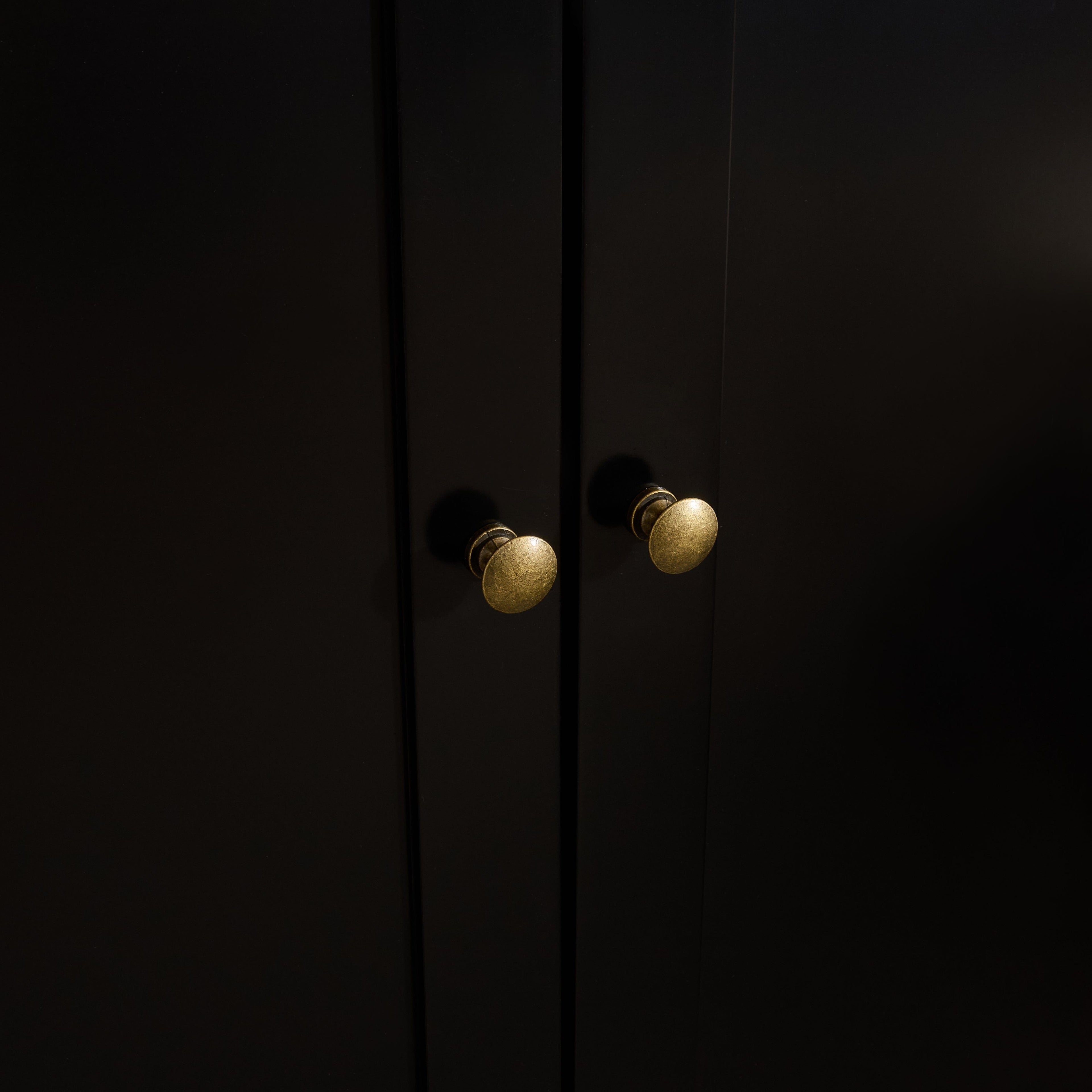 Charlie 3 Door Wardrobe - Black