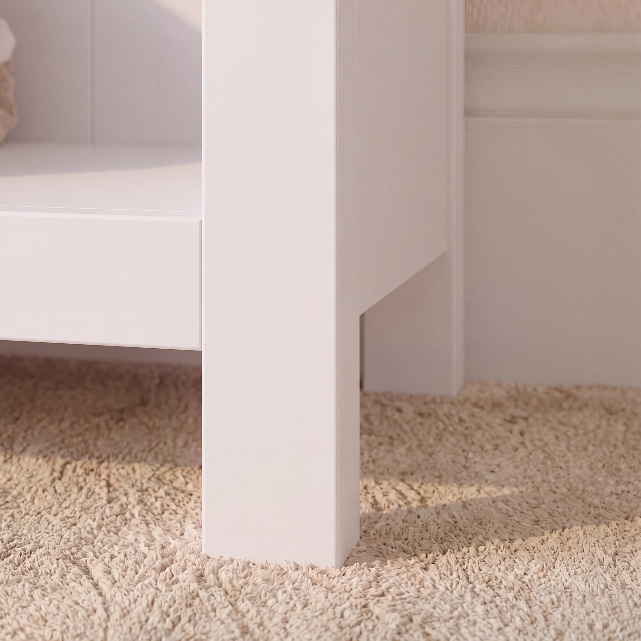 Bampton White Tall Bookcase