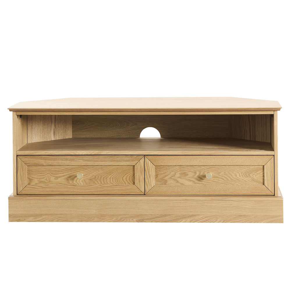Ruby Corner TV Unit for TVs up to 55"- Light Wood