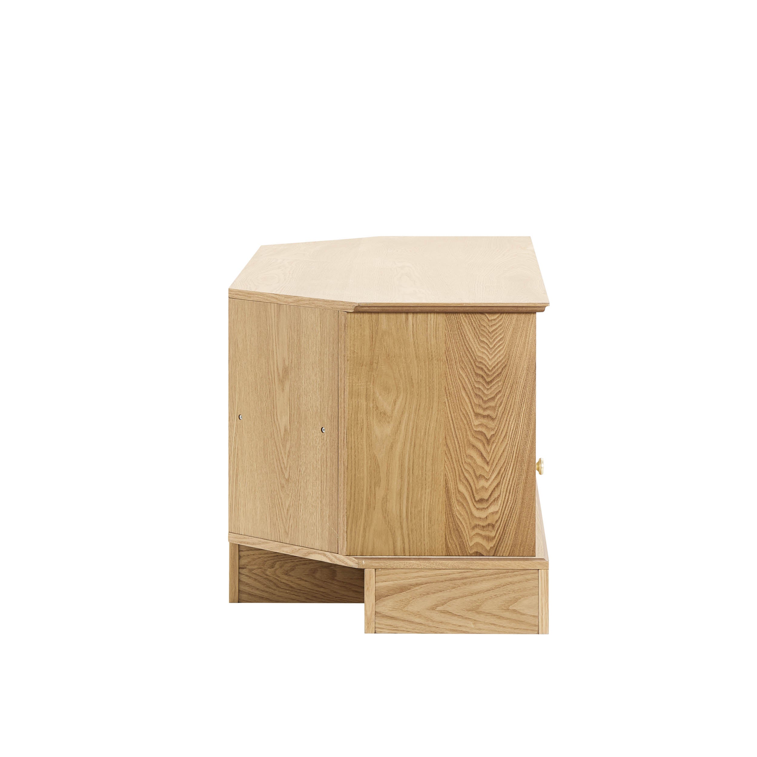 Ruby Corner TV Unit for TVs up to 55"- Light Wood