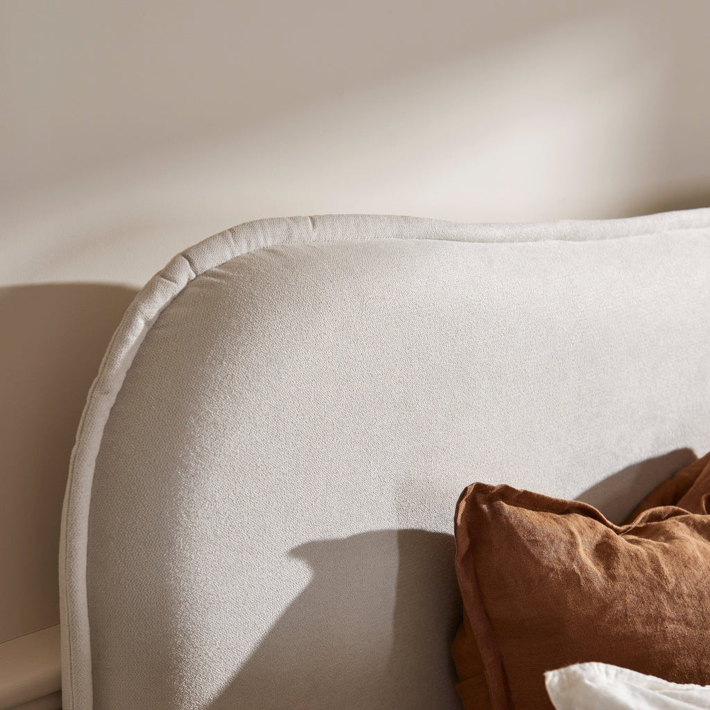 Finola King Ottoman Bed - Ivory