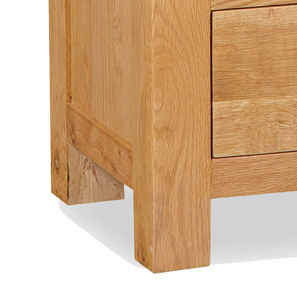 Zelah Oak 5 Drawer Tallboy Chest