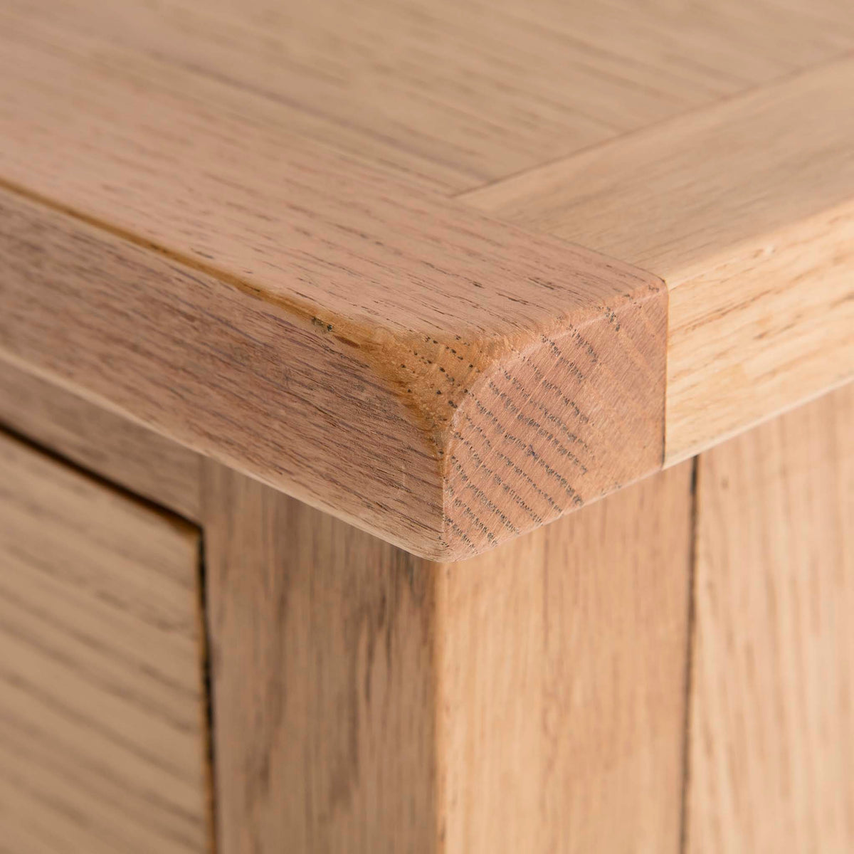 Surrey Oak 5 Drawer Tallboy Chest