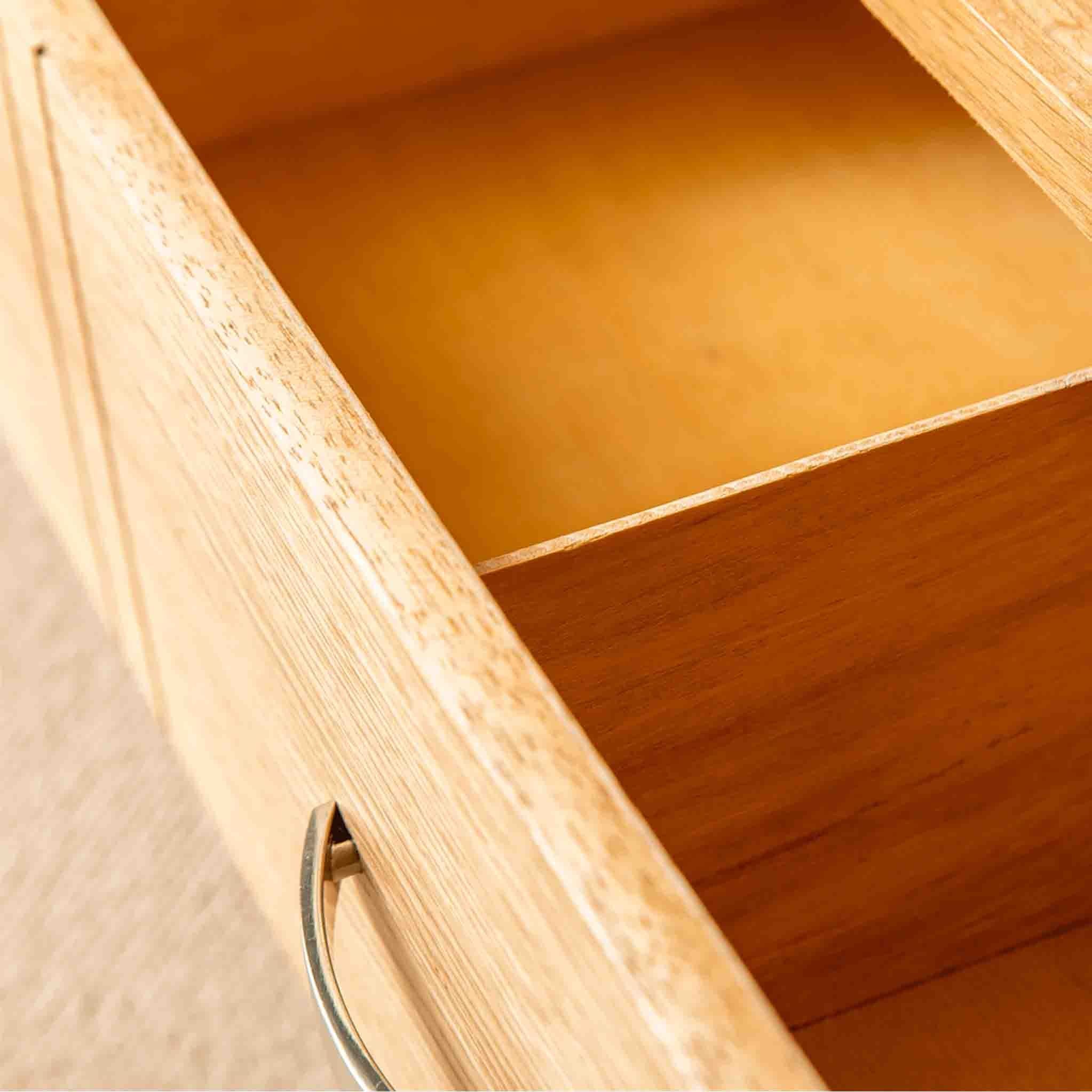 London Oak Corner TV Stand