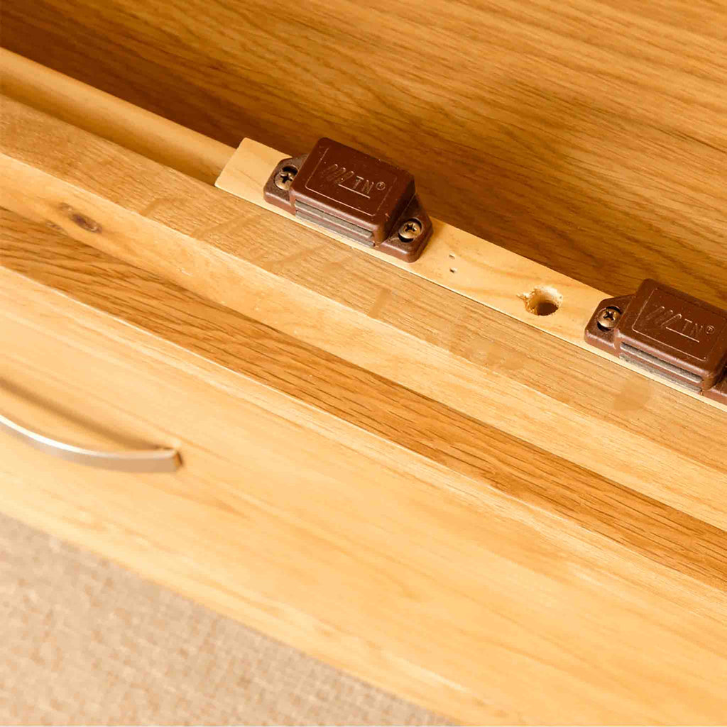 London Oak Triple Wardrobe & Drawers