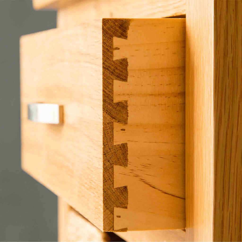 London Oak Telephone Table with Baskets