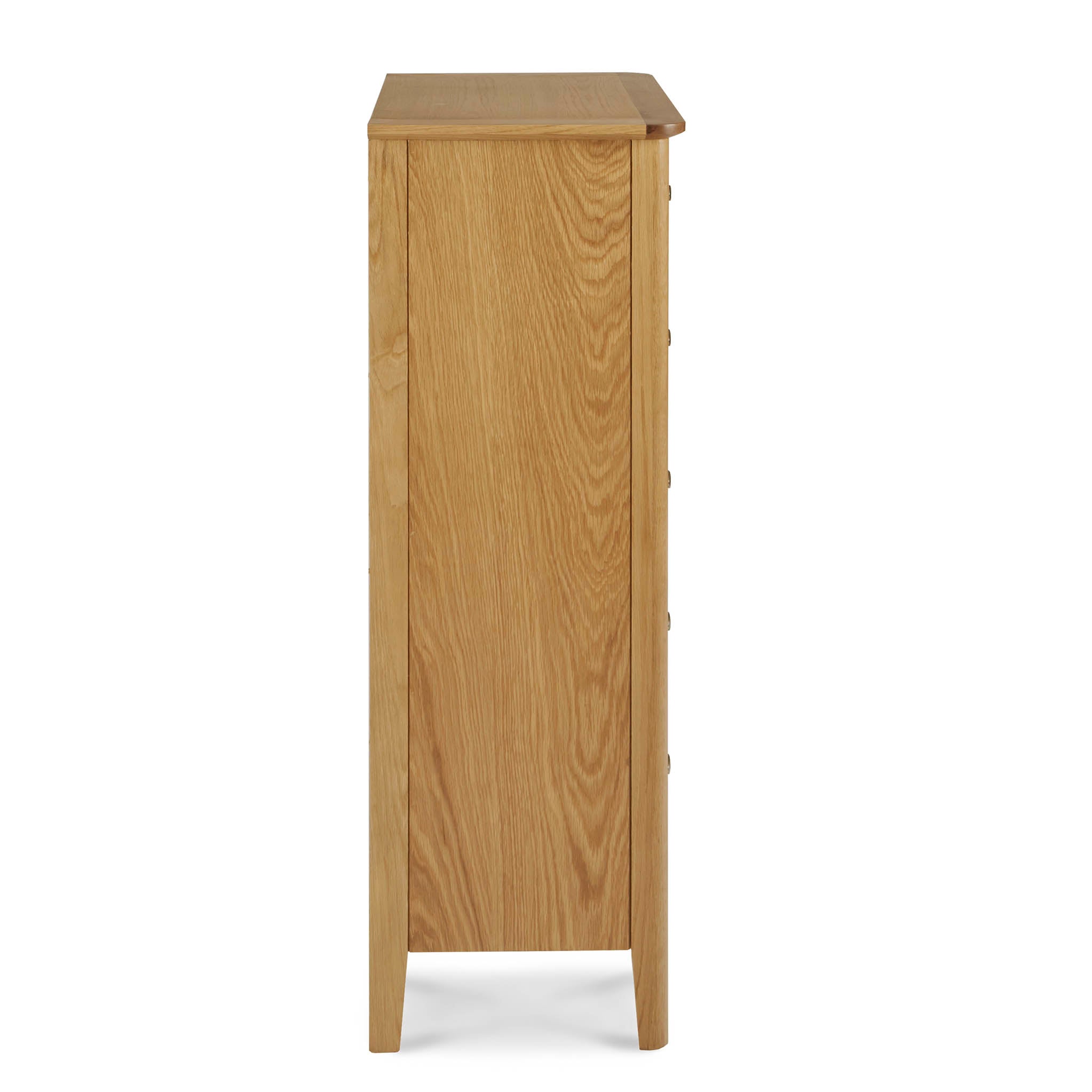 Alba Oak 5 Drawer Tallboy