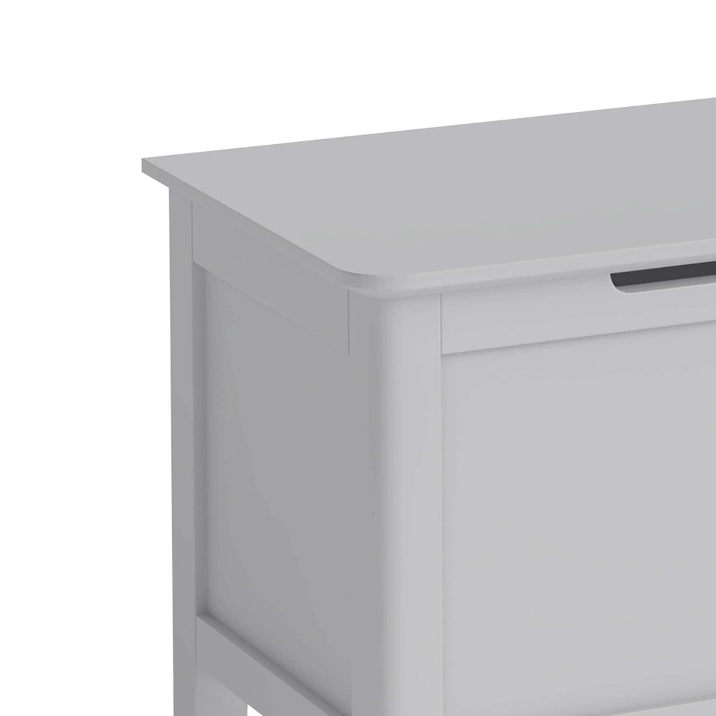 Elgin Grey Blanket Box