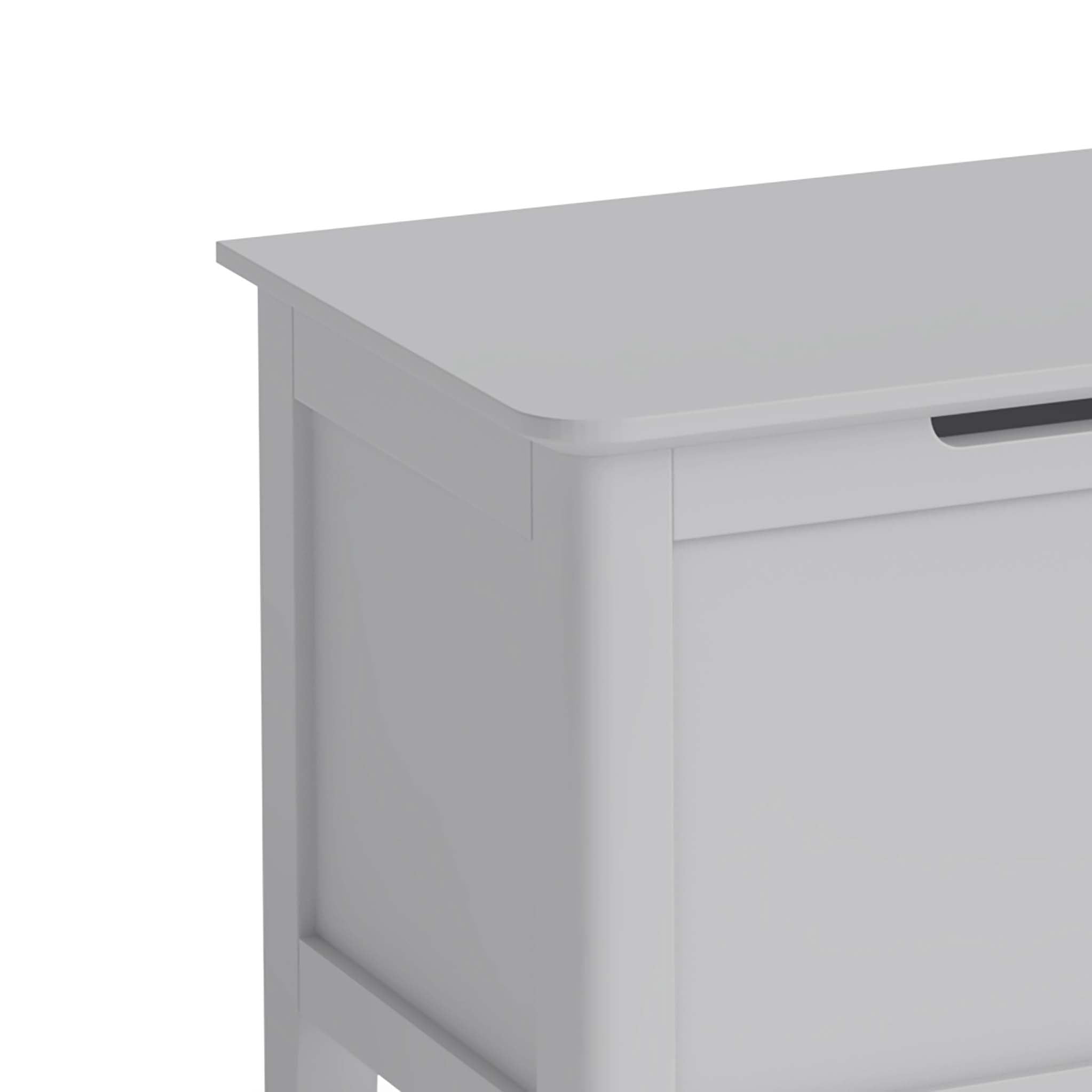 Elgin Grey Blanket Box