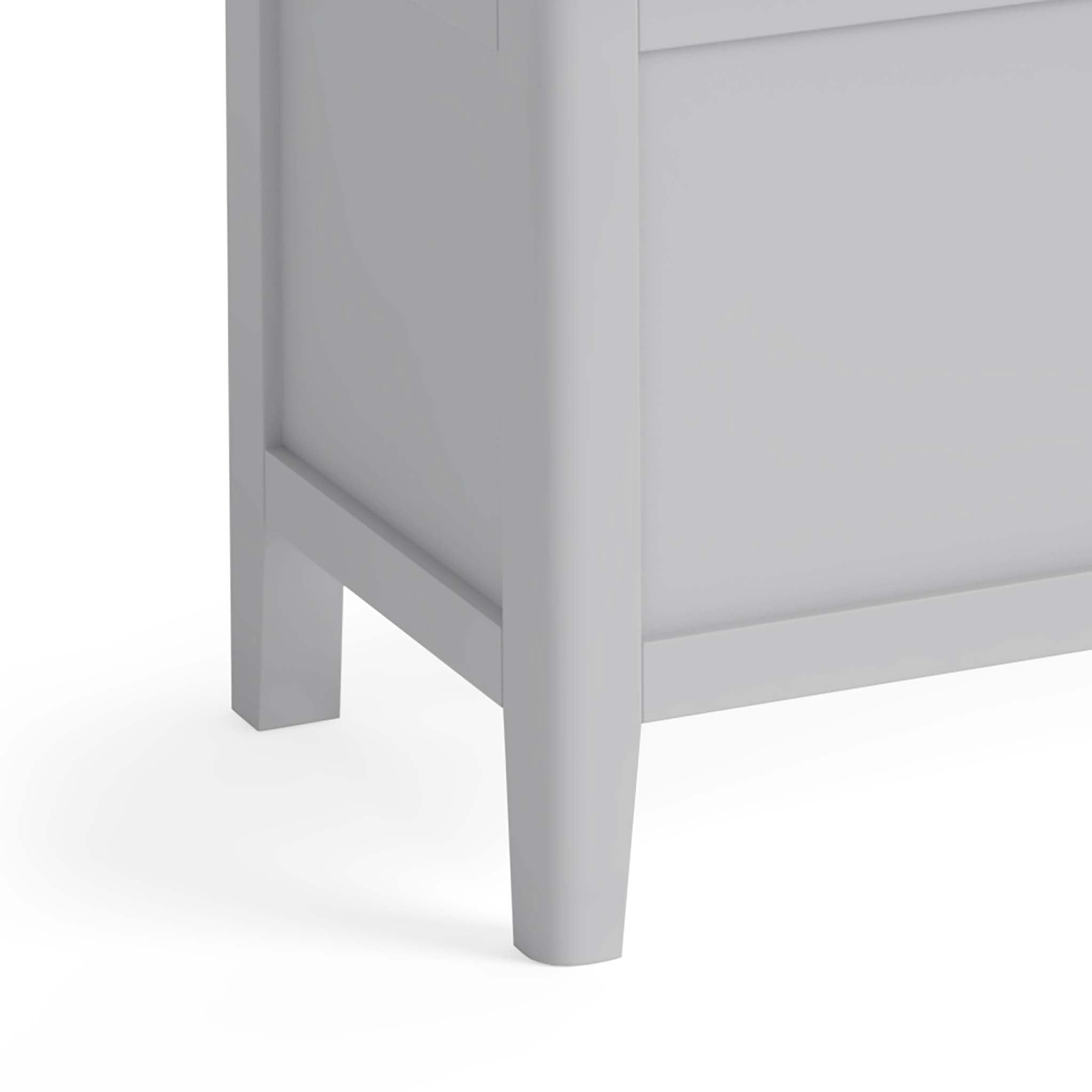 Elgin Grey Blanket Box