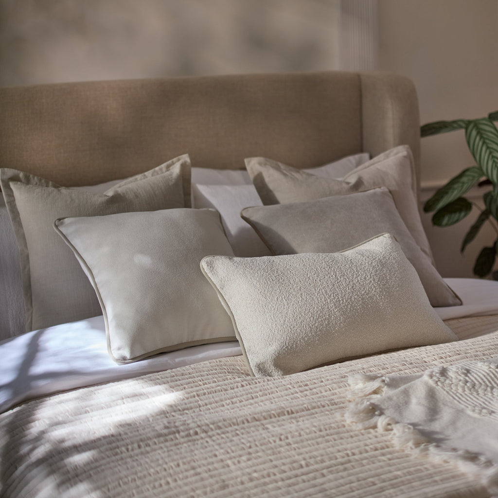 Hannah King Ottoman Bed - Mink Taupe
