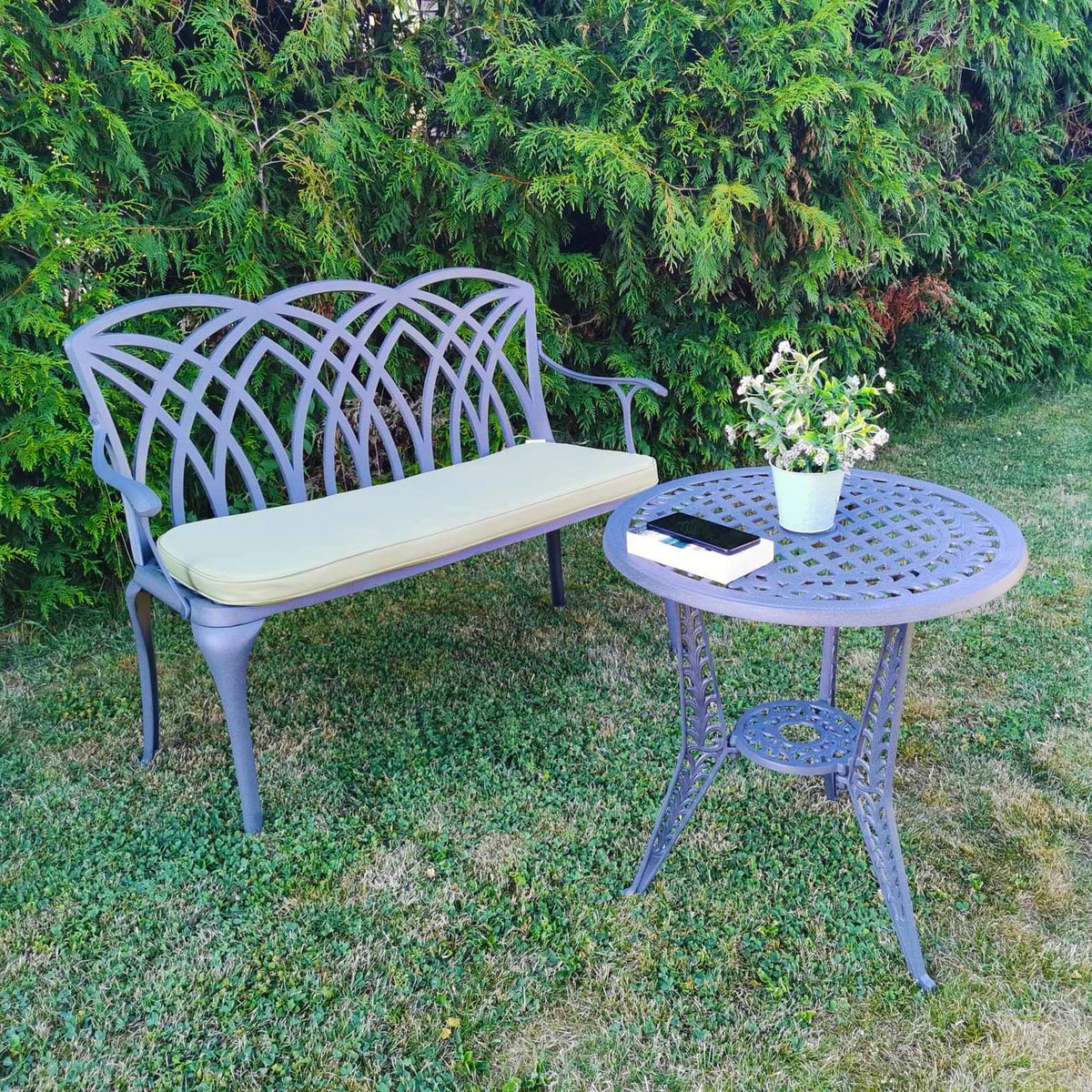 April Bench Set - Slate