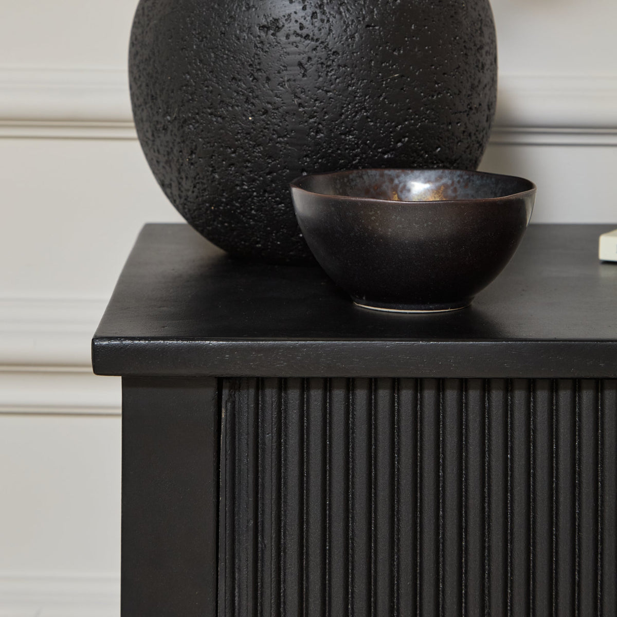 Jade 5 Drawer Tallboy - Jet Black