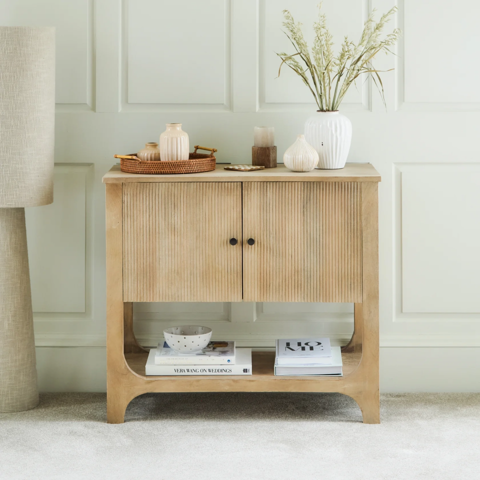 Jade 2 Door Sideboard - Chalked Mango Wood