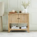 Jade 2 Door Sideboard - Chalked Mango Wood