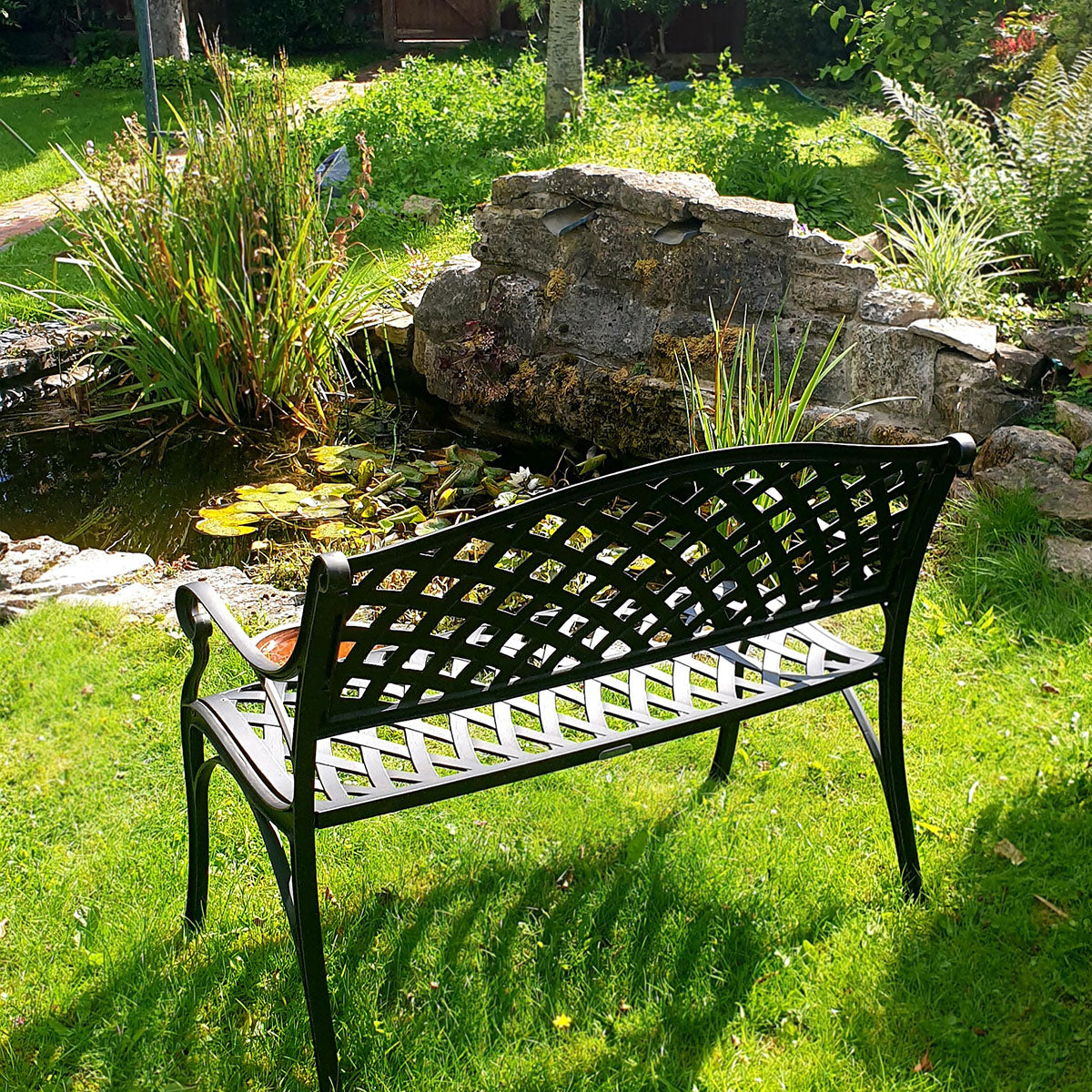 Jasmine Bench Set - Antique Bronze