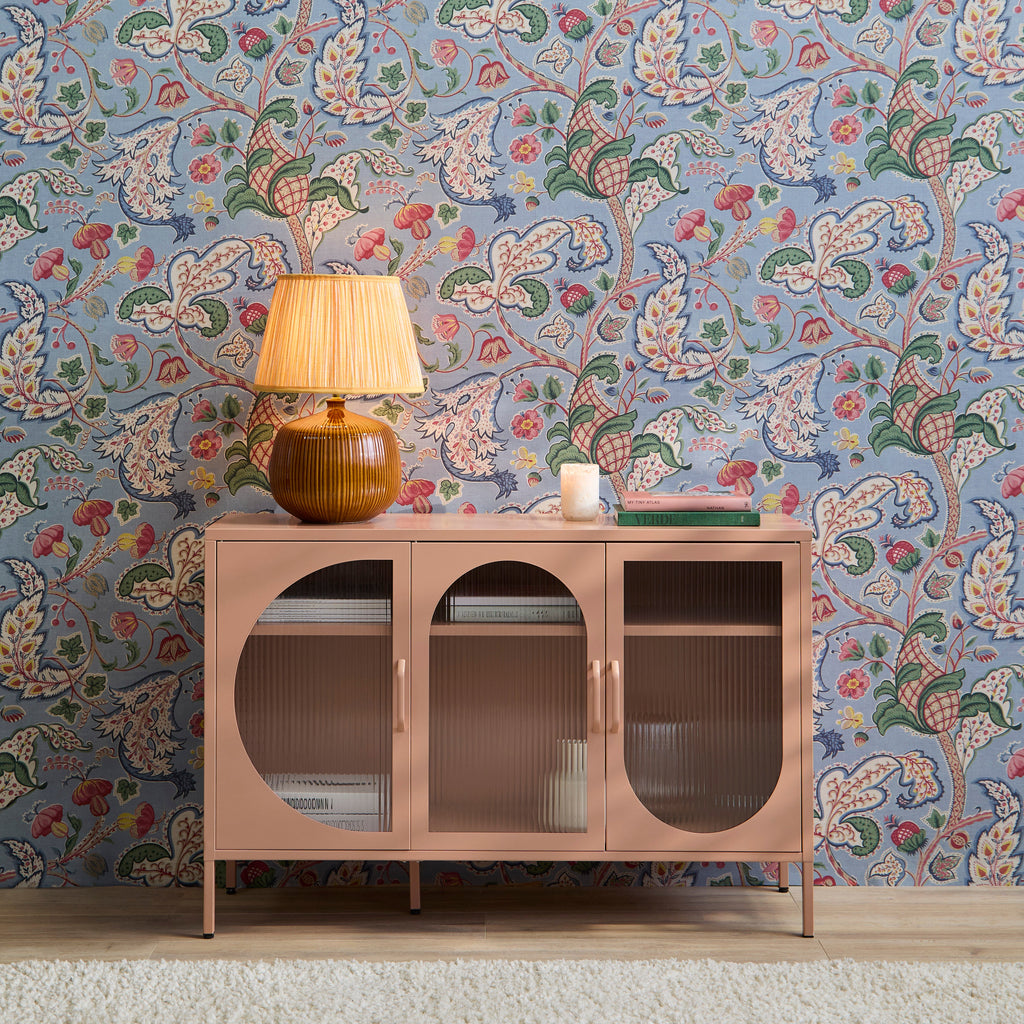 Conan 3 Door Sideboard - Blush Pink