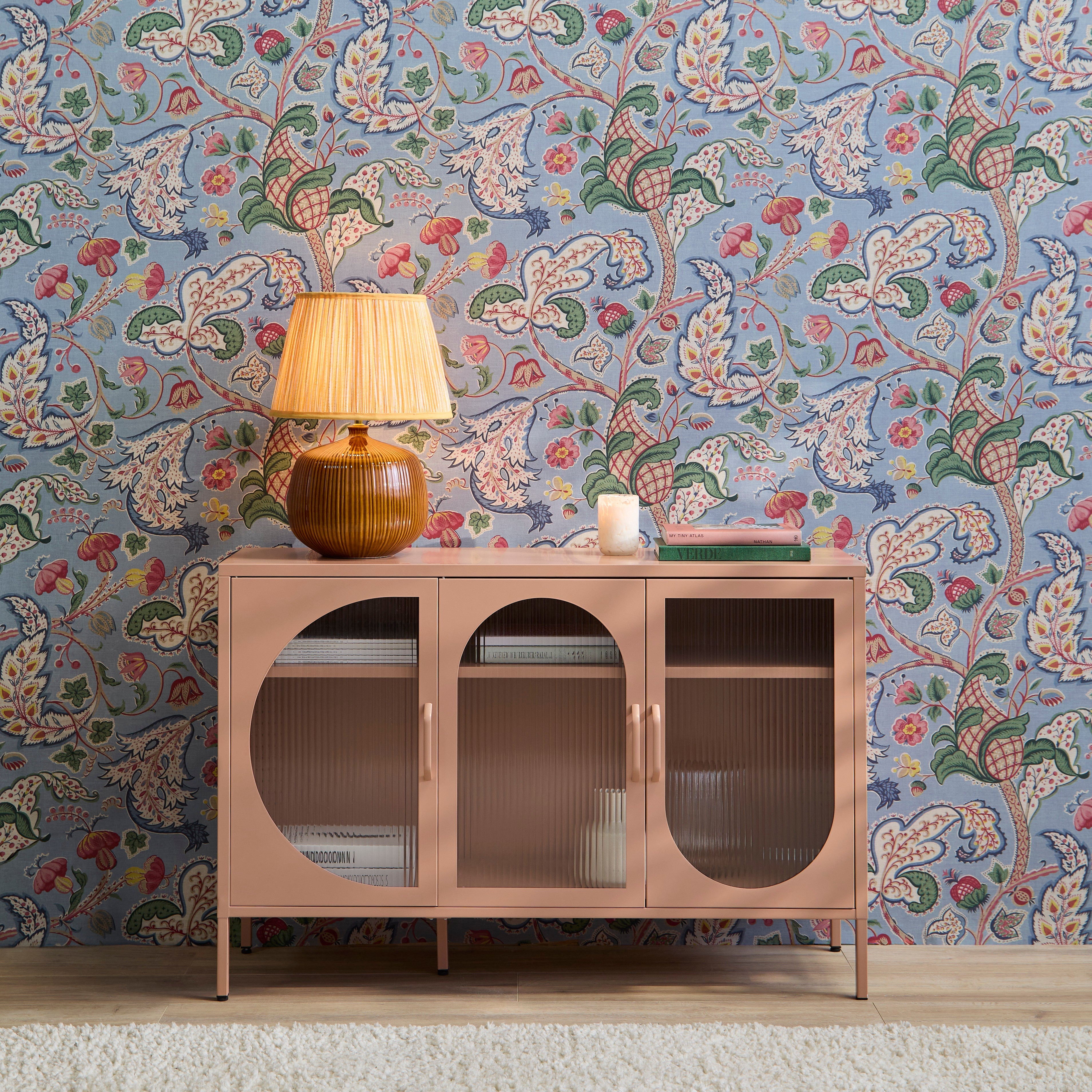 Conan 3 Door Sideboard - Blush Pink