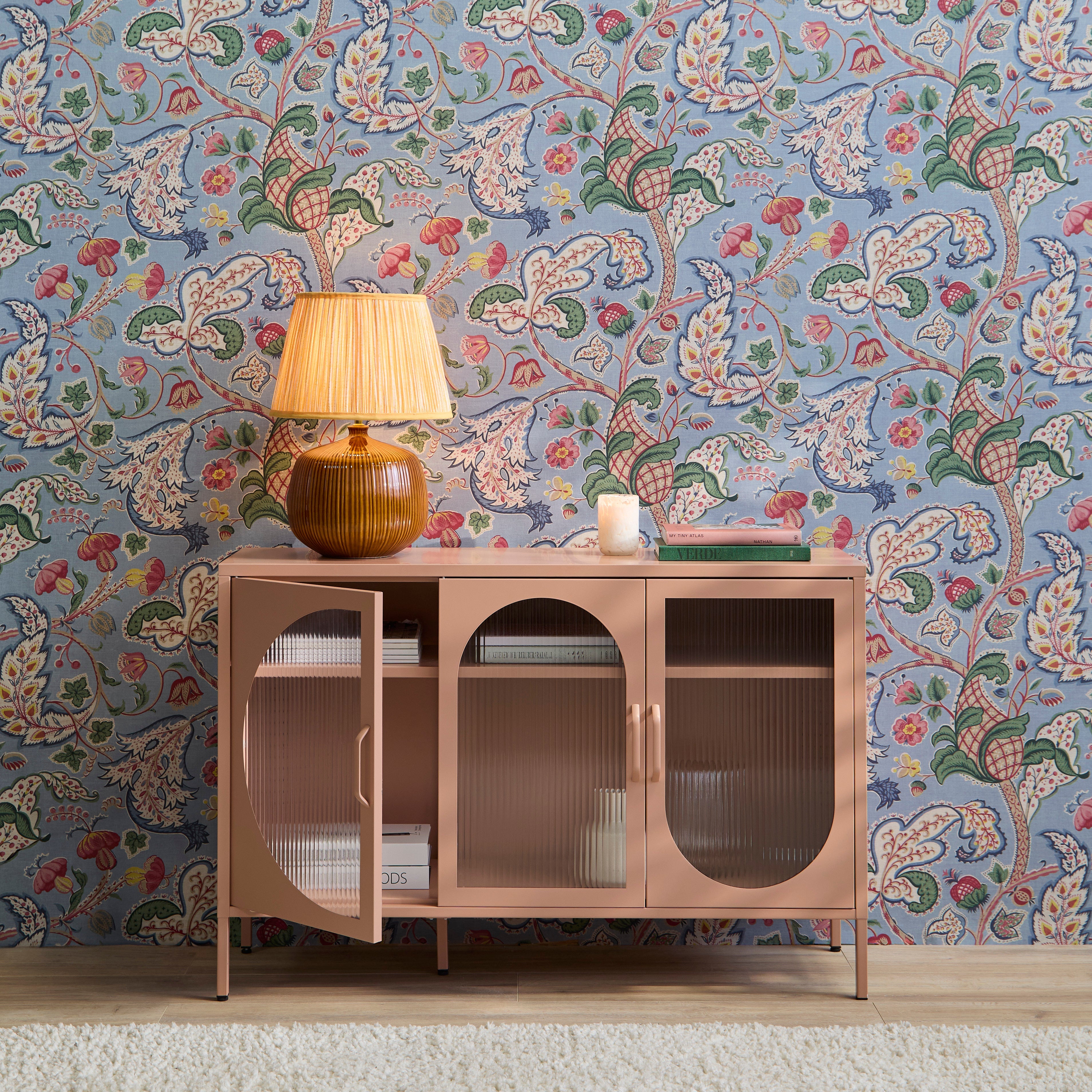Conan 3 Door Sideboard - Blush Pink