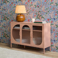 Conan 3 Door Sideboard - Blush Pink