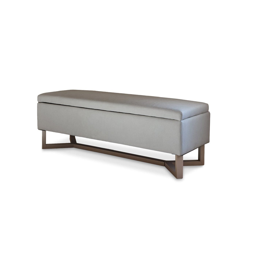 Norah Storage Ottoman - Ivory
