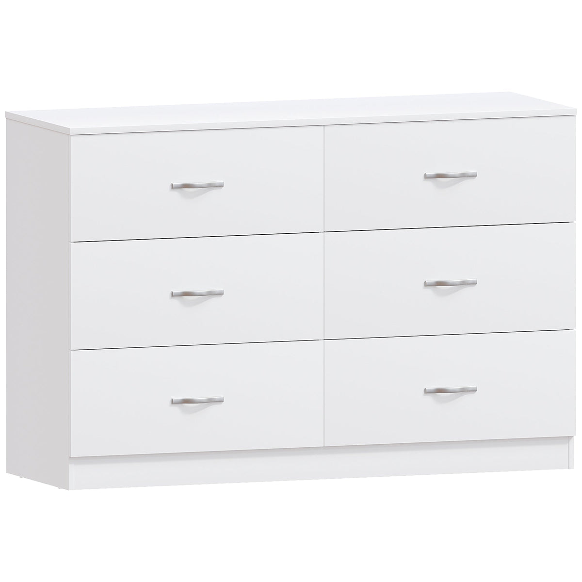 Riano 6-Drawer Chest, White